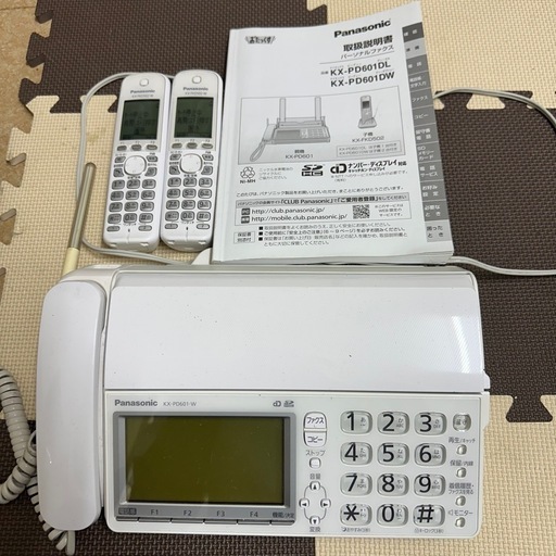 ✴︎パナソニックのFAX子機2台付き✴︎