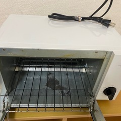 オーブントースター　ニトリ　ホワイト　完動品の画像