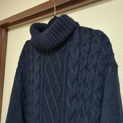 タートルニットワンピの画像