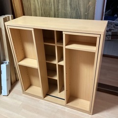 本棚　スライド式の画像