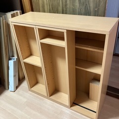 本棚　スライド式の画像