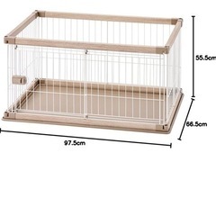 ⭐︎犬用ゲージ⭐︎屋根付き⭐︎定価2万円⭐︎格安でお譲りの画像