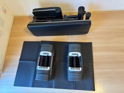 【元値4.9万円】可変式ダンベル41kg×2個・インクラインベンチのセット