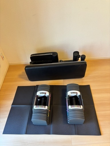 【元値4.9万円】可変式ダンベル41kg×2個・インクラインベンチのセット