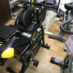 【FU2057】★HAIGE スピンバイク(ブラック) エアロバ...