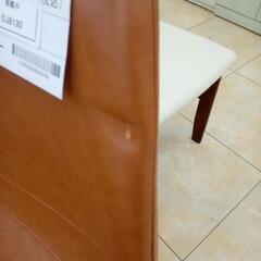 ★ジモティ割あり★  椅子 ブラウン H82×D41×W45 クリーニング済み OJ8130の画像