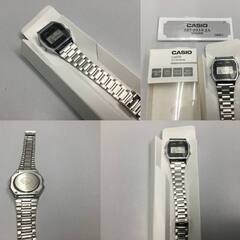 🍀【新品・未使用品】カシオ スタンダード(STANDARD) 腕時計 ブラック メンズ A158WA-1JFの画像