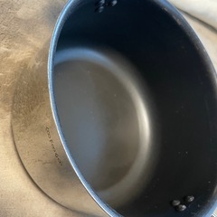 美品ステンレス両手鍋　23cm 深さ13cmの画像