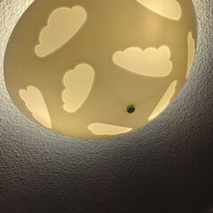 ☆500円、最終☆【雲柄】ランプシェード