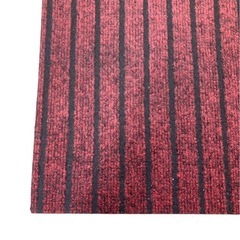 廊下敷カーペット　床保護　カーペットマット　滑り止め　赤　レッド　すとらいぷの画像