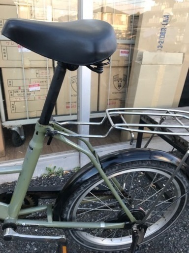 ★ジモティ割あり★ ミニ自転車　２０インチ　グリーン   動作確認／クリーニング済み KJ8476