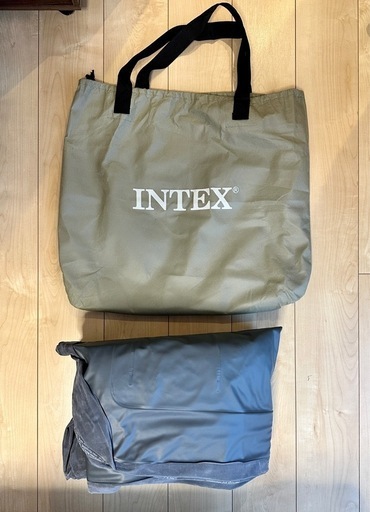 【超美品】インテックス エアベッド シングル