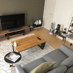 LOWYA ローテーブル　1100✖️600✖️440 天然木　...