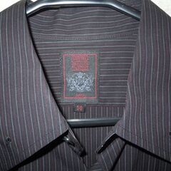 ジャンポールゴルチェclassic　シャツ　ブラックベースボーダー柄の画像