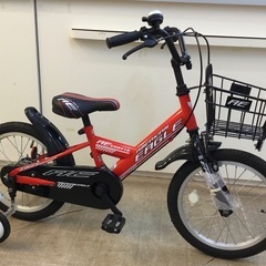 お得🉐＜新品・未使用車＞アメリカンイーグル・16インチキッズ自転車・レッド・子供用の画像