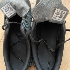 【受け渡し予定者決定のため、問い合わせ不可】＜無料あげます＞【美品】PUMA サッカーシューズ 黒　室内用 23cmの画像