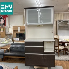 S386 ⭐ ジモティー限定価格！NITORI ニトリ キッチンボード アルミナ ソフトクローズ搭載 幅100.5 USED