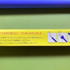 ぬれんぼう　ケース付き　雨傘　差し上げます！の画像