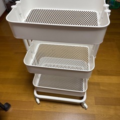 IKEA RASKOGキッチンワゴンホワイト
