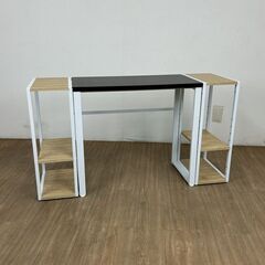 【新品】フリーラック付き多機能デスク(訳あり特価品)　スチールデスク