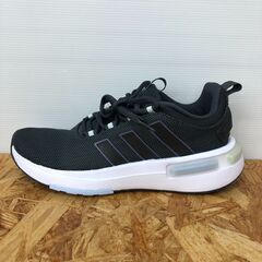 【A503】スニーカー adidas ブラック×ホワイト 23.5cm 中古 靴 スニーカー 和歌山 岩出市 紀の川市 海南市の画像