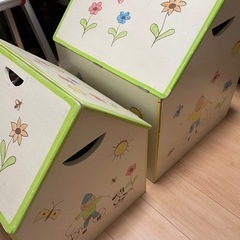 おもちゃ箱　大小セット