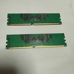 中古メモリー Samsung PC3200 256MB×2枚の画像