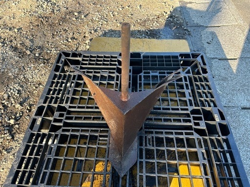 小川農具 畦立器　培土器　小　畝立て　丸軸　耕運機　トラクター用　アタッチメント　作業機　うね立て　中耕 耕うん　田　畑　家庭菜園　培土機　