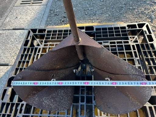 小川農具 畦立器　培土器　小　畝立て　丸軸　耕運機　トラクター用　アタッチメント　作業機　うね立て　中耕 耕うん　田　畑　家庭菜園　培土機　