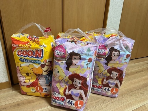 【受渡し予定者決定済】【バラ売り可能】紙おむつ　Lサイズ 238枚