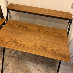 フォールディングデスク&チェア　セットの画像