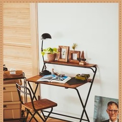 フォールディングデスク&チェア　セットの画像