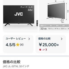 決定　チューナーレスTV