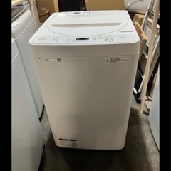 SHARP 4.5Kg洗濯機  2020年製 ES-GE4D-C 