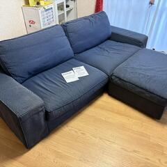 KIVIK 2人掛けコンパクトソファ USED ライトベージュ 引取の方値下げ可 KIVIK シーヴィク 2人掛けソファ, トレースンド ライトベージュ