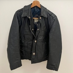 決まりました。Nate’s Leather革ジャン・黒