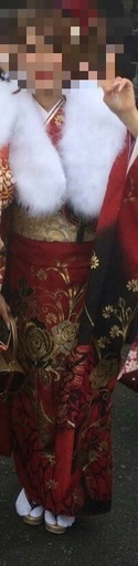 振袖、帯、小物入れ