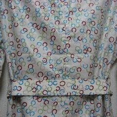 昭和レトロ⑦　春～初夏まで使える　１９６０年代　軽量コート　共布ベルト付きの画像