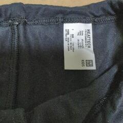 HEATTECH キッズ スパッツ ブラック Sサイズの画像