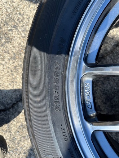 WORK EMOTION KAI タイヤホイールセット　17インチ（話中）　