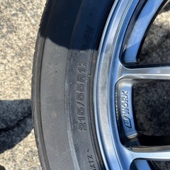 WORK EMOTION KAI タイヤホイールセット　17インチ（話中）　の画像