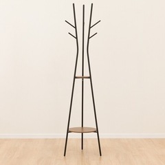 【取引中】棚付きポールハンガー　ニトリの画像