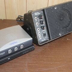 BOSS ボス MA-15AとVictorビクターJX-D77を２個まとめての出品です。※２個とも通電は未確認でございます。御理解のいただける方へ。の画像