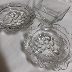 🌼美品　ガラス皿　3枚の画像