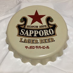お値下げしました　壁掛けインテリア　サッポロラガービールの王冠モ...