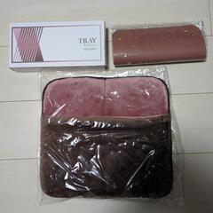 【新品】メナード 足あったかクッションとマルチトレー