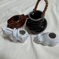 🌼美品　爪楊枝いれ