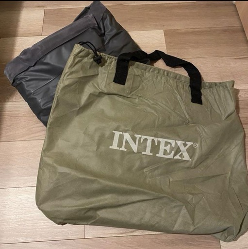 急なお客様に！　INTEX エアーベッド　シングル