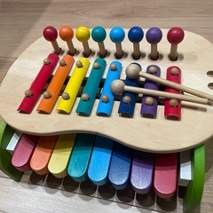 美品 エドインター 子供用 木琴 ピアノ