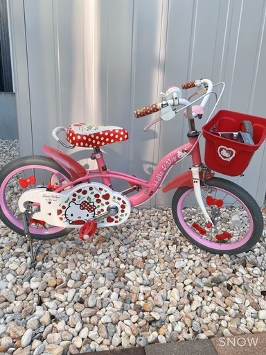 補助輪付き自転車 16インチ キティ 16インチ ハローキティ 自転車
